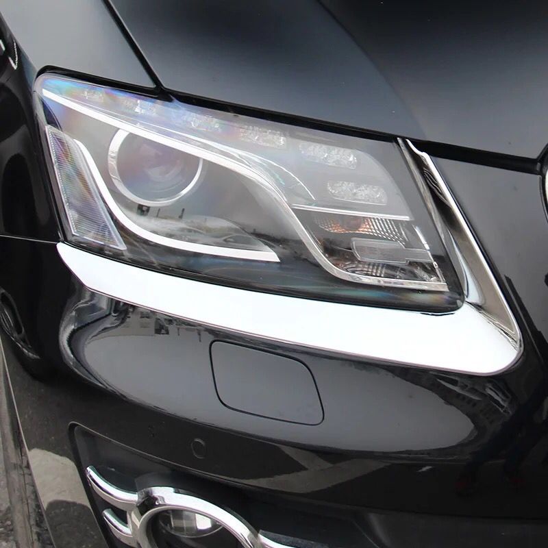 Suitable for 09-12 Audi Q5 headlight trim headlight eyebrow headlight decorative bright strip