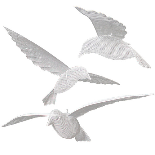 Baijie New Iron Luminous Flying Bird Ceiling Decor for Wedding and Celebration with Wings Air Stage Hanger Wedding Decor