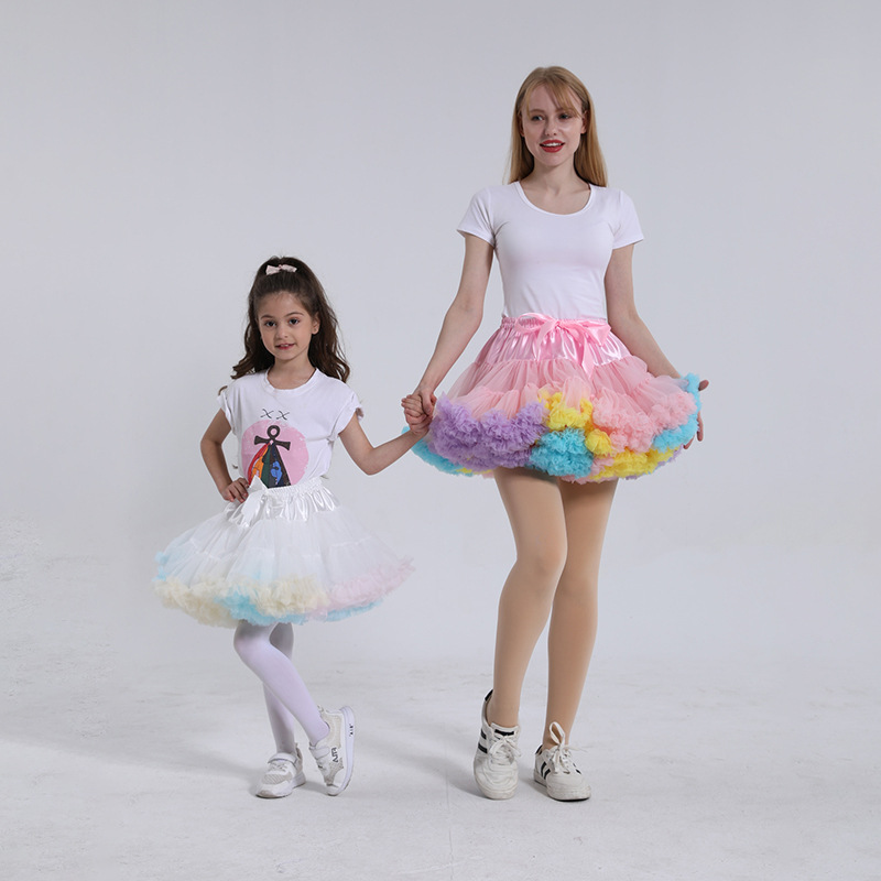 秋冬新款歐美兒童網紗pettiskirt半身裙 蓬蓬裙tutu童女童公主裙