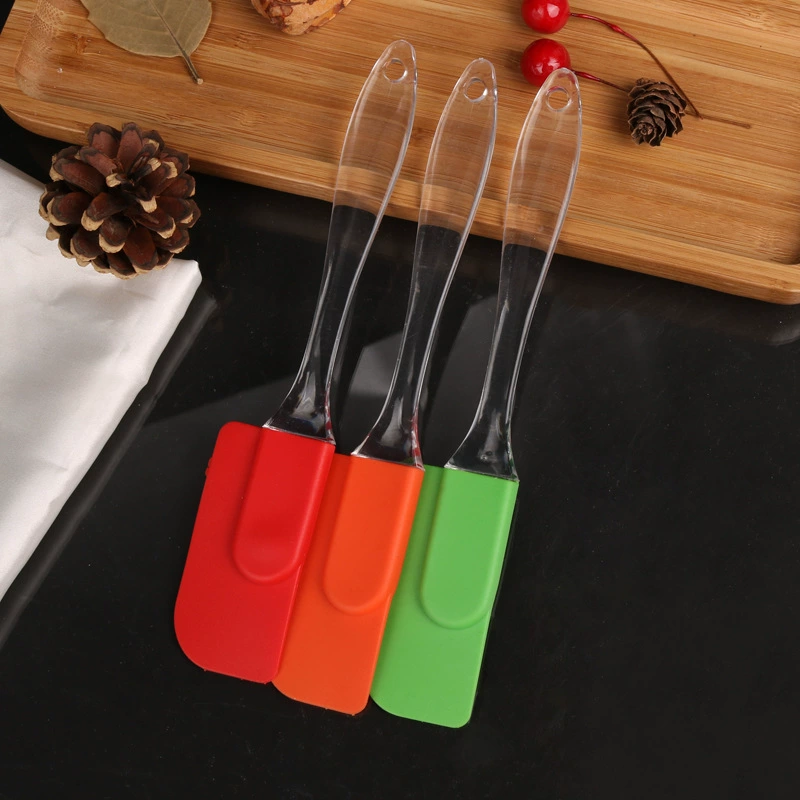 Small silicone scraper, cream mixing stick