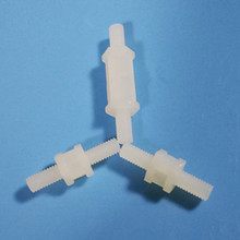 PC板隔离柱 两头螺牙塑胶隔离柱 双头螺纹间隔柱 尼龙绝缘支撑柱