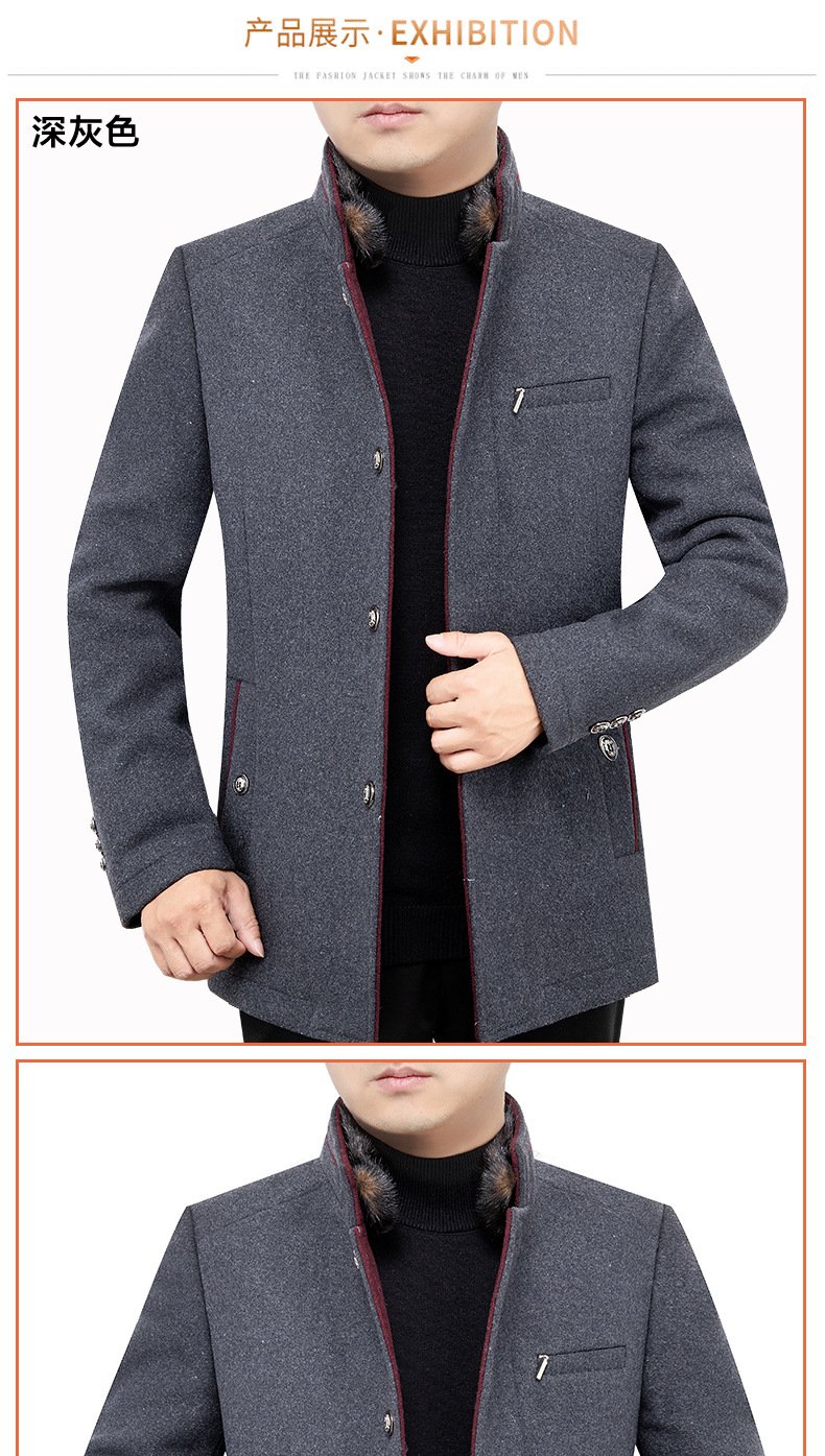 Manteau homme en Laine - Ref 3419116 Image 15