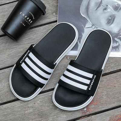 凉拖鞋男夏季时尚室外穿韩版个性潮流2020新款托鞋男士沙滩一字拖