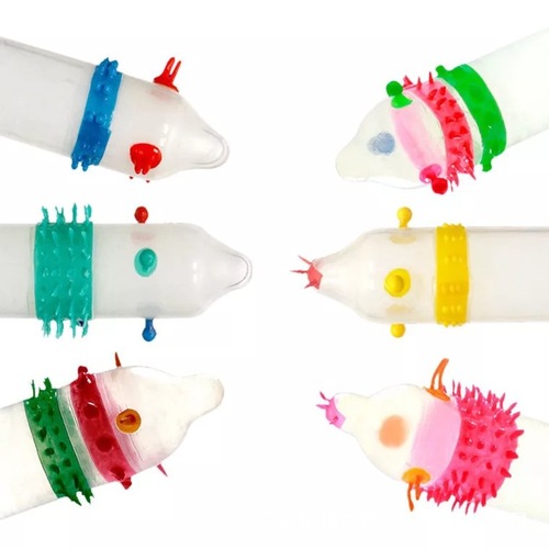 Bob special-shaped erotic G-spot condom, enhanced stimulation condom, wolf tooth condom, Bob C-type special-shaped condom