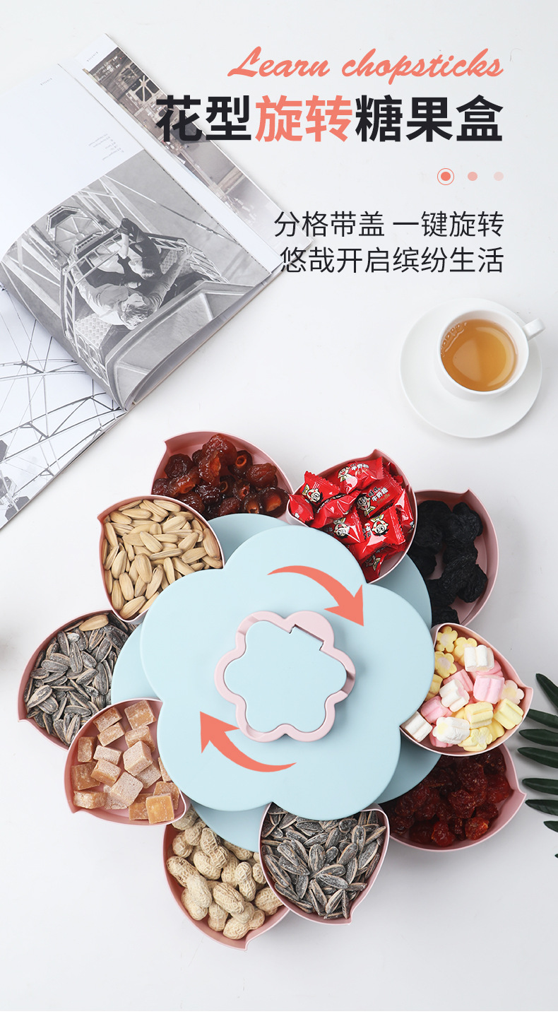 双层旋转糖果盒