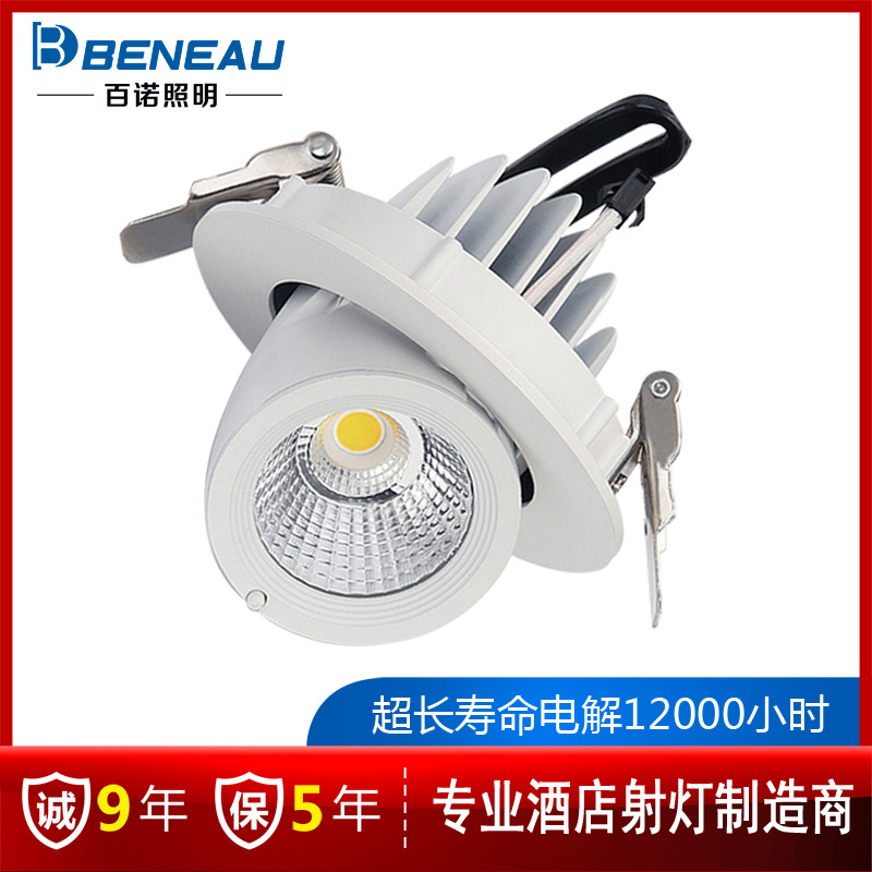 led Spotlight Embedded system Ceiling cob Trunk Light couture Showcase The exhibition hall Jewelry store Adjustable Spotlight