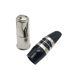 中音降E薩克斯笛頭 吹嘴套裝 雕花卡金屬帽