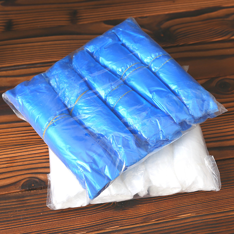 Disposable waterproof, dustproof and oil-proof brand new material, anti-wear, breathable, household cleaning, PE plastic sleeve, anti-oil stain 2