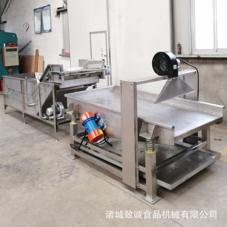 网链式清洗机 浴式清洗振动沥水生产线 清洗效率好沥水性能好