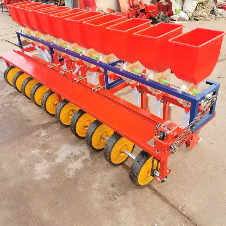 免耕花生播种机四轮车带花生精播机旋耕机配套花生点播机种花生机