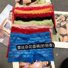 厂家直销 外贸杂蕾丝性感大码内裤 透气时尚中低腰平腿女裤头批发
