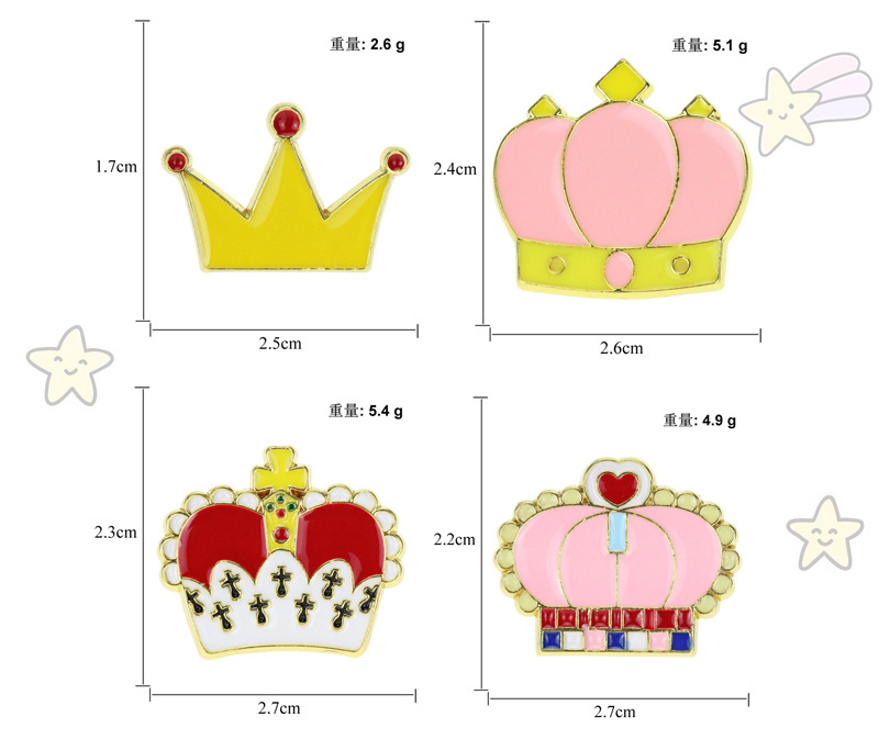 Kreative Dorn Pferd Nadel Kragen Schnalle Krone Kragen Pin Kleidung display picture 1