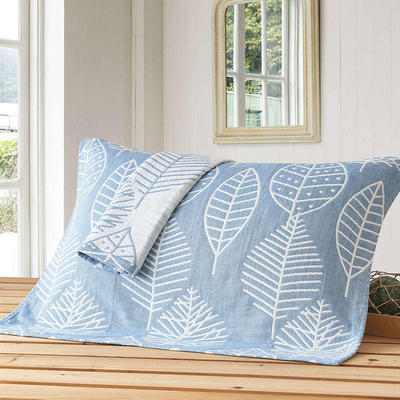 全棉纱布枕巾三层全棉纱布枕巾一对厂家直销一件代发