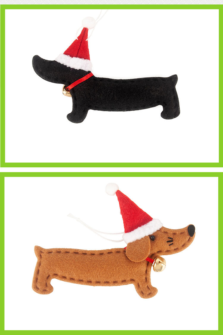Christmas Dog Nonwoven Party Hanging Ornaments display picture 1