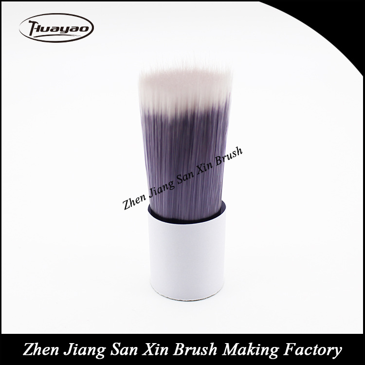 厂家生产高档蓝紫白PET物理打磨尖油漆刷画笔丝SXCT-9089