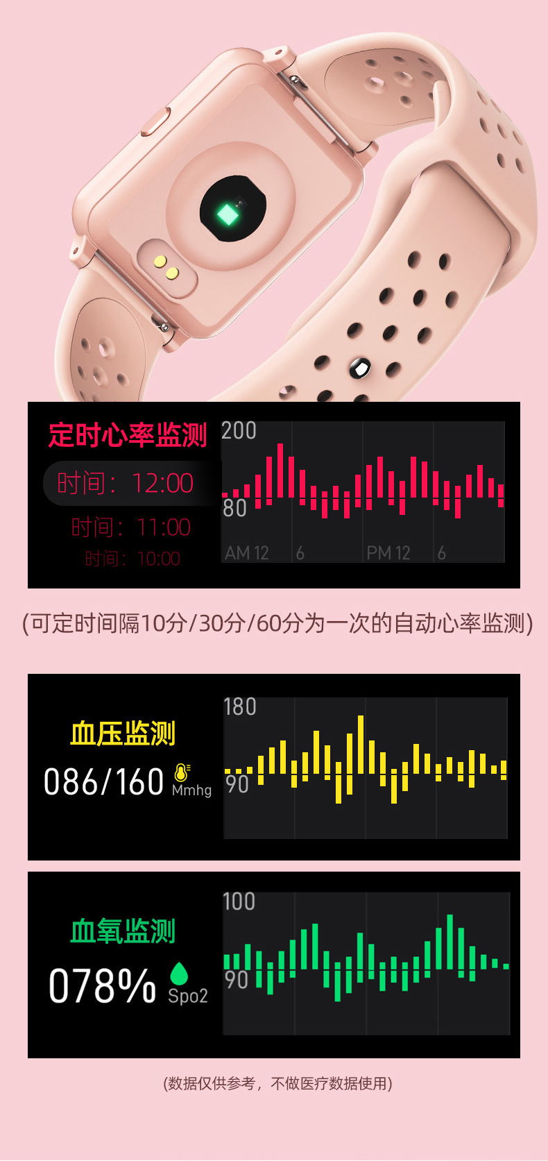 Smart Watch Surveillance de la fréquence cardiaque - Ref 3439525 Image 20