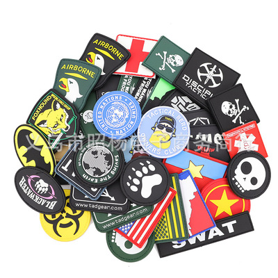 Produce Customized Armband Velcro stickers Backpack Accessories DIY Clothes & Accessories Pendant Hat badge goods in stock