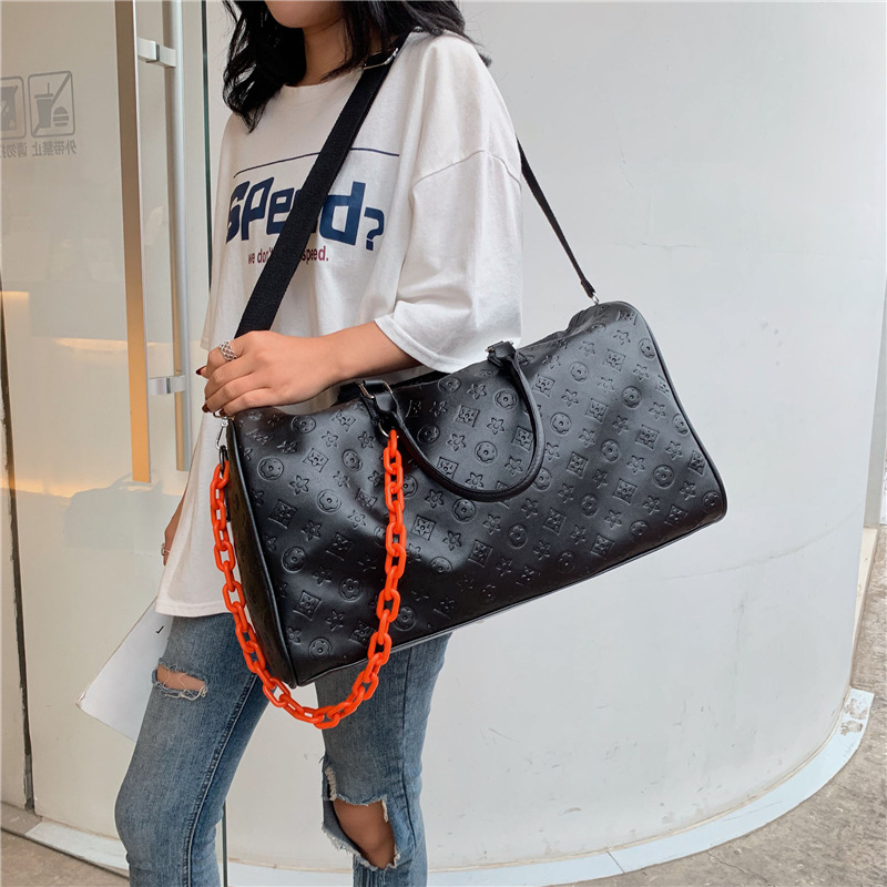 Capacious polyurethane travel bag