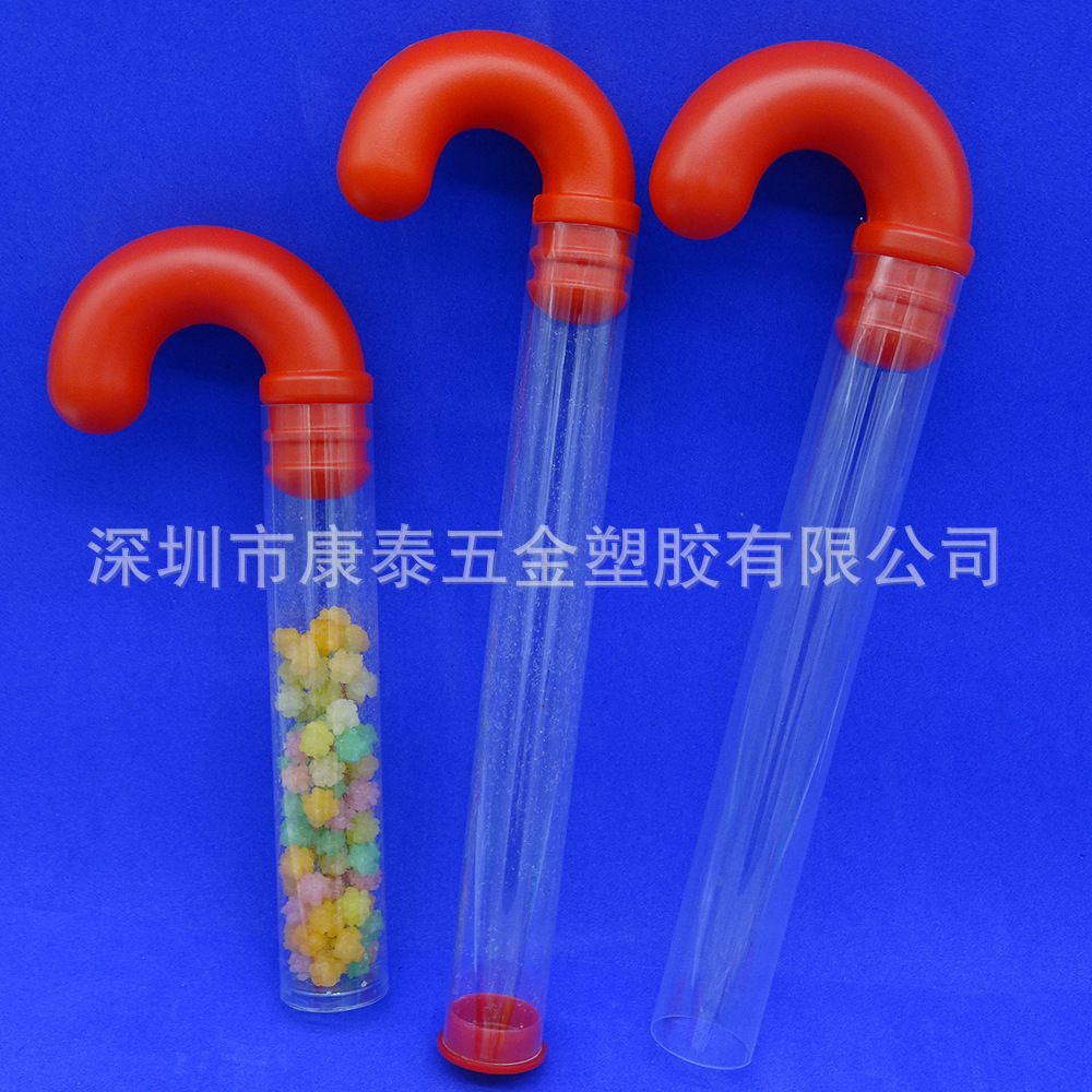 新品上市：直径27MM拐杖糖果包装 包装拐杖头 红色糖果拐杖
