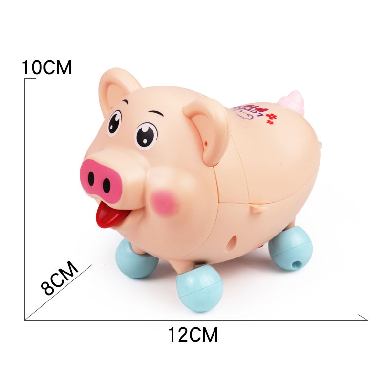 Silbato eléctrico cerdo TikTok mismo cerdo de inducción controlado por voz música ligera juguetes educativos para niños Venta caliente al por mayor