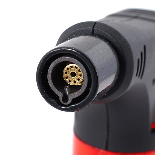 Qiaoling 001 transparent plastic welding gun inflatable windproof lighter home moxibustion lighter lock fire