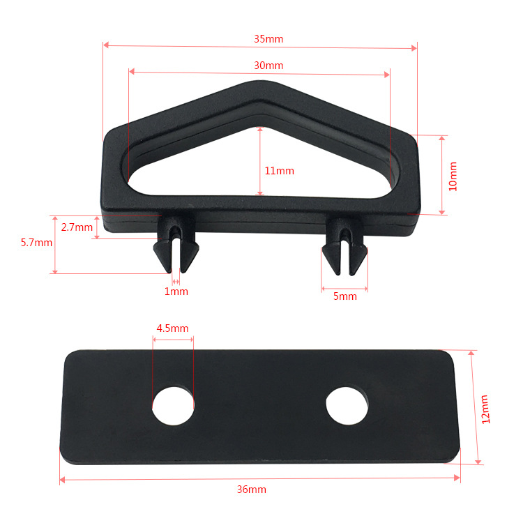 欧标飞机孔 飞机扣 彩盒挂钩 厂家直销 塑料飞机扣挂钩