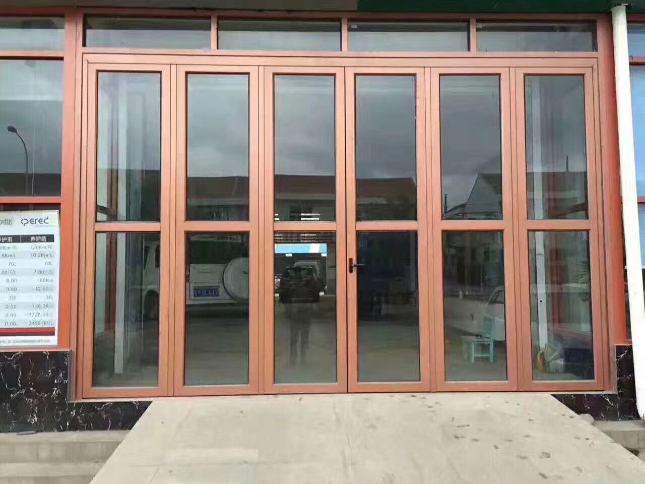 生产厂家铝合金折叠门 断桥门窗铝型材门窗系统 平开折叠门-阿里巴巴