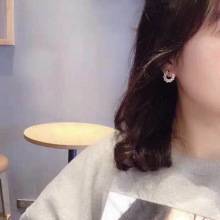 12g Weight Earrings Classification Travel, Birthday, Festival Occasion Women'S Gender Vintage Style Style Gold, Silver Color Exaggerated Circle Trendy Simple Korean Wild Earrings 11