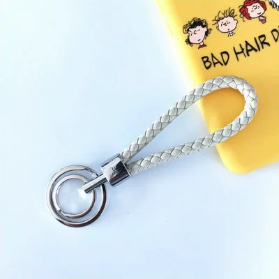 Woven keychain, polyurethane bag, pendant