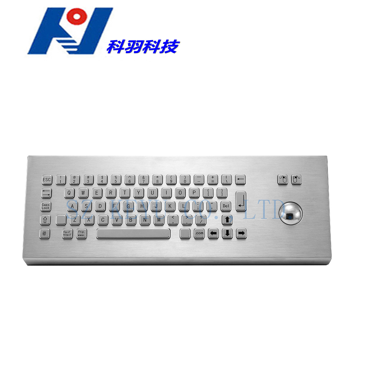 Manufactor supply Desktop Box KY-PC-D-DESK Stainless steel Metal Industry keyboard