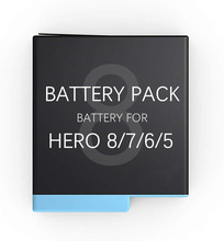 适用于Gopro Hero5  Hero6 Hero7 Hero8 GOPRO8电池801相机电池