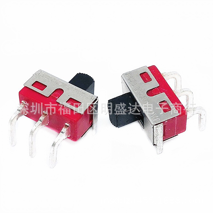 台湾salecom 进口滑动电源开关  TS-13P 弯脚 3脚2档 3A/250VAC
