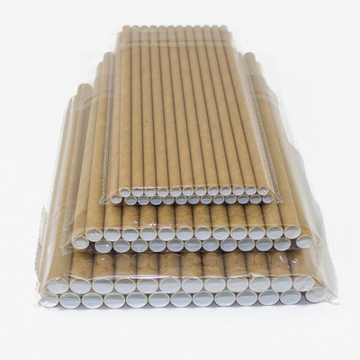 吸管 工廠直銷紙吸管 深圳歐標FDA食品級25支牛皮紙色 壹次性吸管