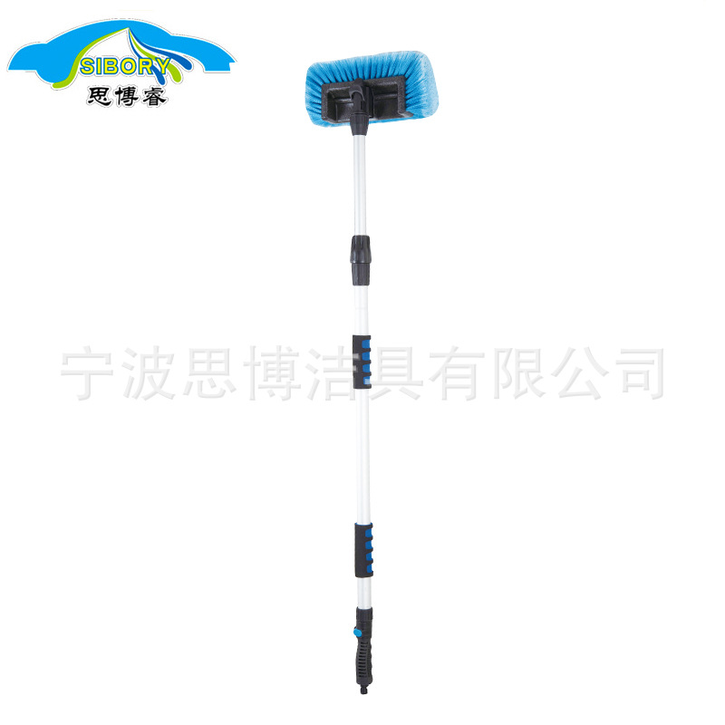 车用加长手柄通水洗车毛刷软毛刷 洗车工具汽车用品