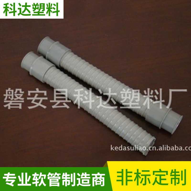 供应钢丝加筋PVC缠绕管10mm 塑料缠绕波纹管绕线管