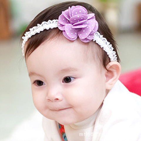 Kid's Sweet Flower Cloth Hair Band display picture 7