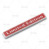 Suitable for Audi modified limited edition Limited Edition metal car logo rear box stickers