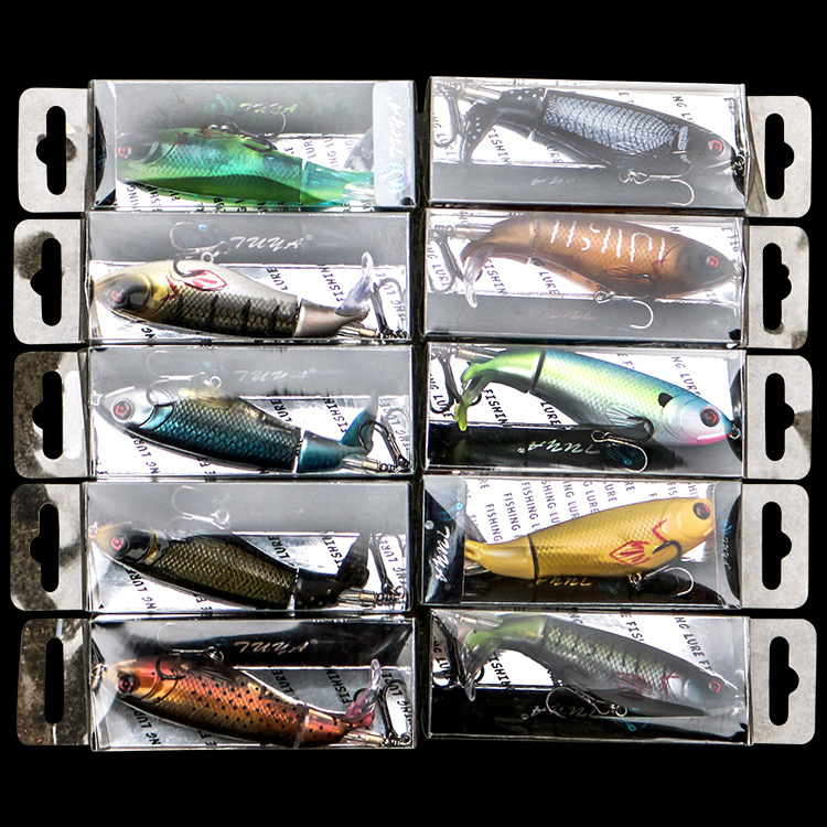 2 PCS Whopper Plopper fishing lures hard baits Fresh Water Bass Swimbait Tackle Gear