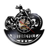 Vinyl records, creative LED light clock motorcycle model wall clock clock Amazon super -selling cross -border