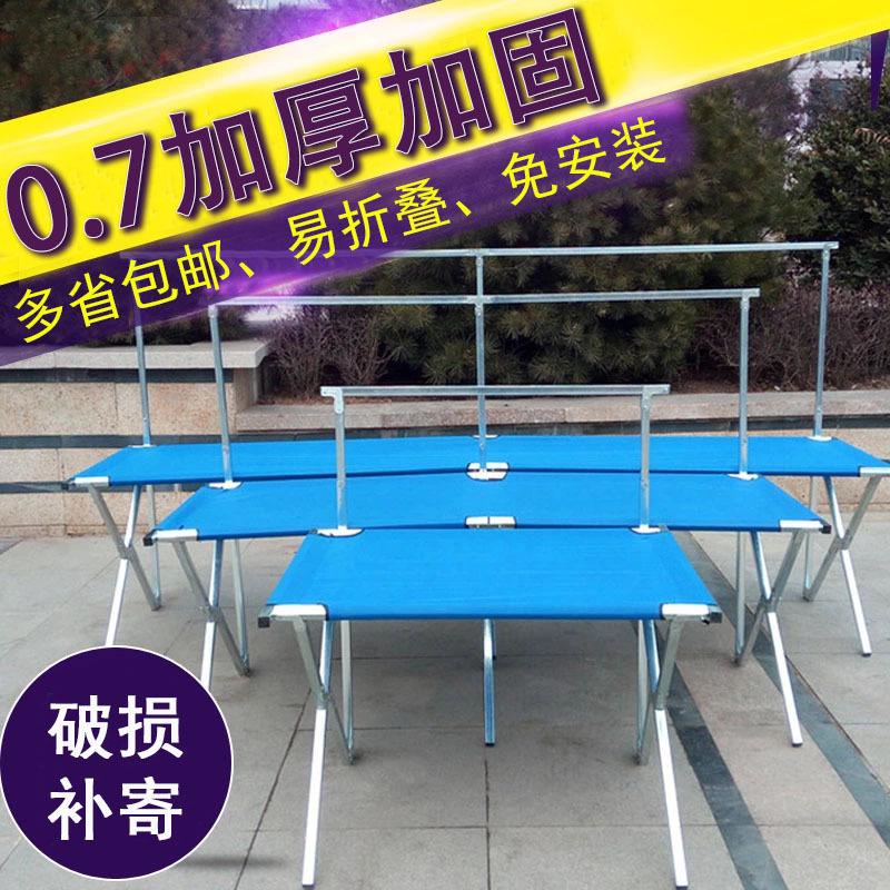 夜市衣服摆地摊架子厂家 1米加厚折叠桌组合伸缩便携展示架包邮|ms