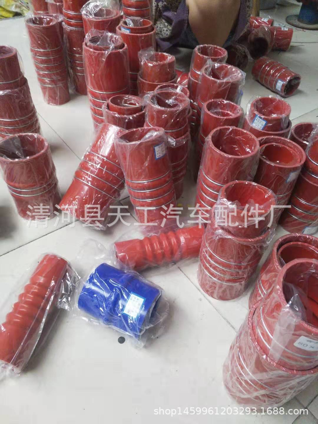 柴油机增压管排气管中冷器胶管弯头管变径连接硅胶管抗高温耐老化