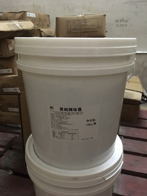 靠得住桶装黑椒酱 10kg厂家直销