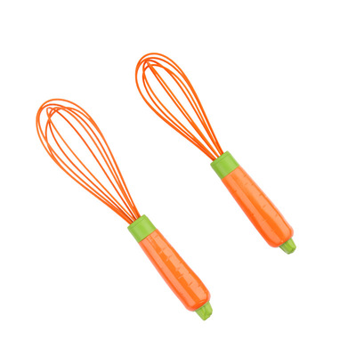 Kitchen Gadgets Whisk 10 inch 12 radish Handle silica gel Agitator Cross border Electricity supplier Specifically for goods in stock