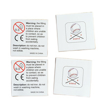 义乌工厂专业定制 日用品包装内置警示纸卡 常规英文警语卡片