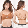 Summer supporting sexy wireless bra, tube top, Korean style, beautiful back, lifting effect