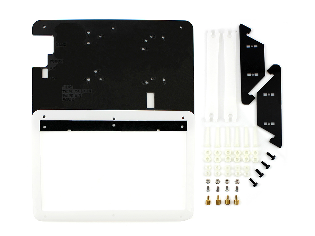 微雪 树莓派屏幕 Raspberry Pi 7寸电容屏 黑白外壳 亚克力外壳