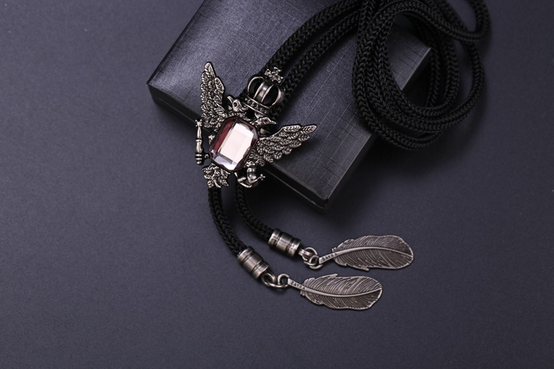 Moda coreana águila barroco polo corbata traje camisa joya pajarita collar ventas directas de la fábrica