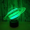 Creative moon, LED table lamp, acrylic colorful touch planetary night light, creative gift, 3D, remote control