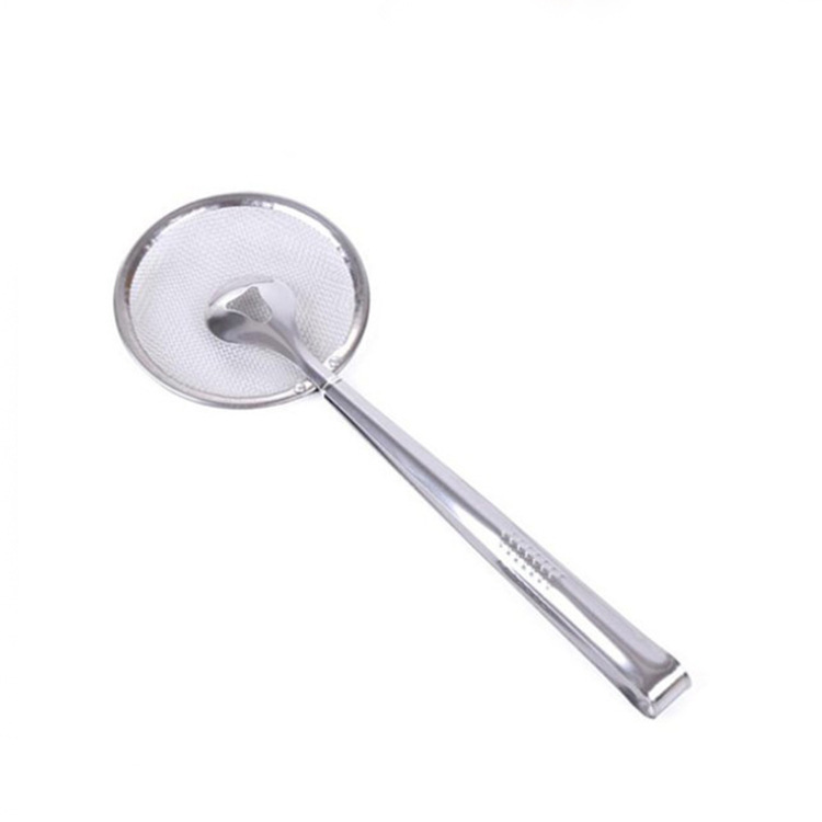 Kitchen Tools Stainless Steel Colander Oil Fishing Fried Food Fishing Oil Spoon Fishing Tofu Powder Sieve Filter Food Oil Clip