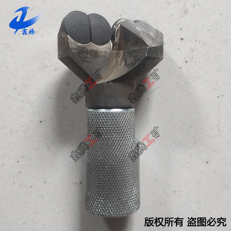 山东厂家生产直径45#PDC两翼锚杆钻头 金刚石复合片二翼锚杆钻头